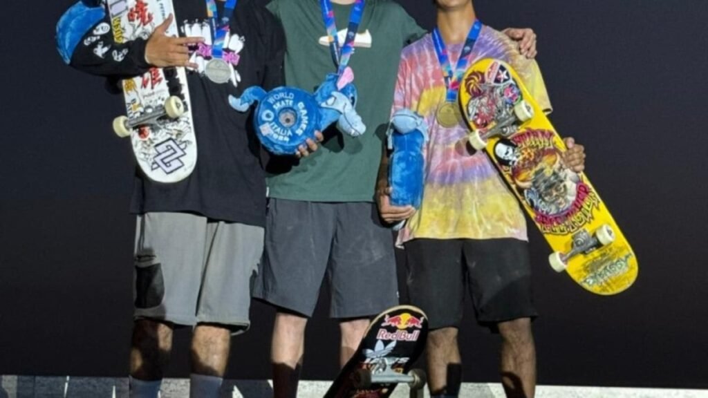 Gui Khury é campeão mundial de vertical e Augusto Akio fica em segundo