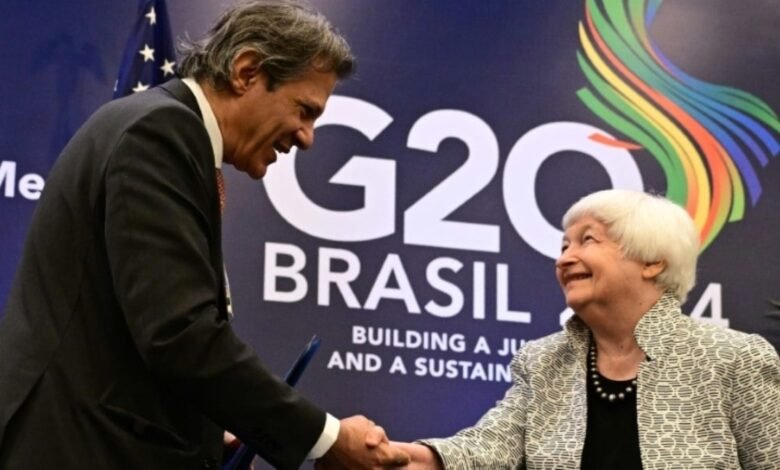 G20 se compromete a ‘cooperar’ para taxar grandes fortunas G20 se compromete a ‘cooperar’ para taxar grandes fortunas