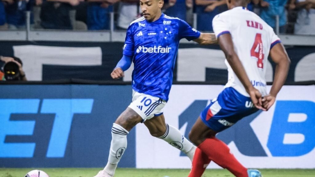 Cruzeiro e Bahia ficam no empate em jogo pegado no segundo-tempo