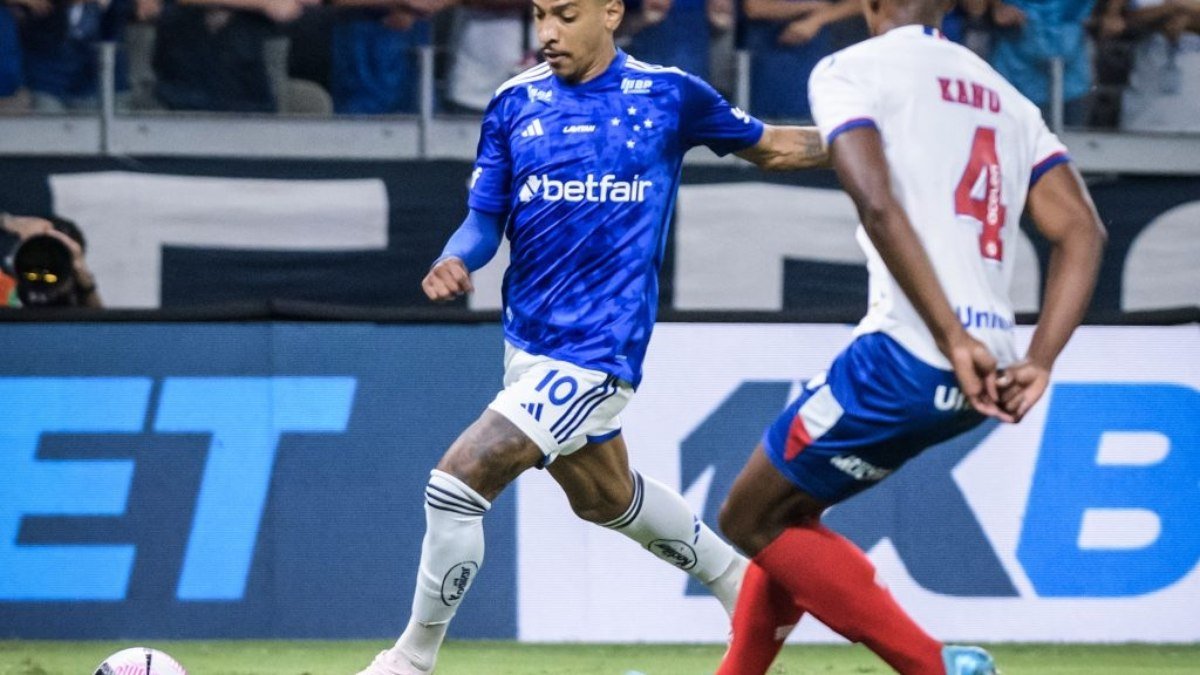 Cruzeiro e Bahia ficam no empate em jogo pegado no segundo-tempo
