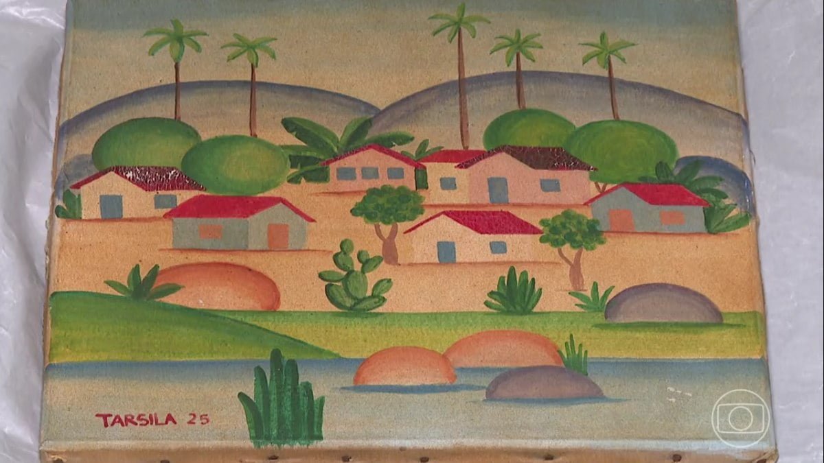 Obra de Tarsila do Amaral é revelada em SP quase 100 anos depois de ser produzida