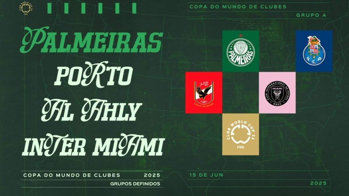 Palmeiras conhece seus adversários e se prepara em busca do Bi-Campeonato.