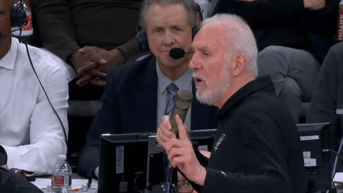 San Antonio Spurs revela que Gregg Popovich sofreu derrame