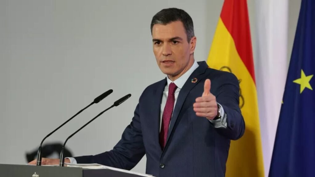 Milhares protestam em Madrid contra Pedro Sánchez
