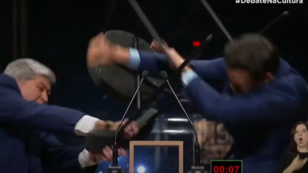 Marçal compara cadeirada de Datena a facada em Bolsonaro e tiro em Trump