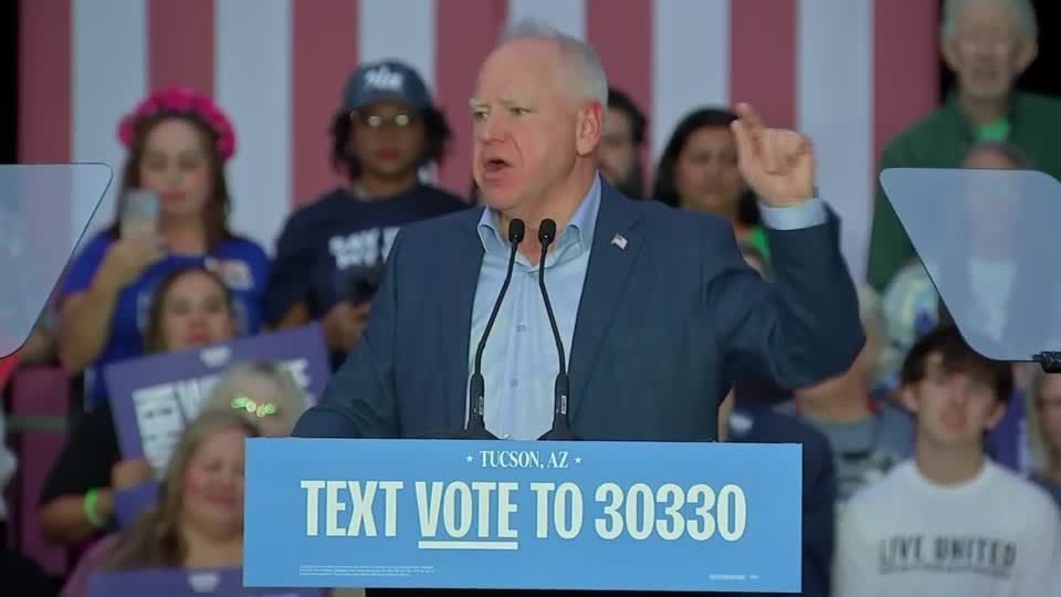 Tim Walz diz que eleições nos Estados Unidos são as “mais seguras do mundo”