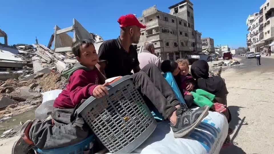 “Estamos cansados“: Família precisa se deslocar após novos ataques em Gaza