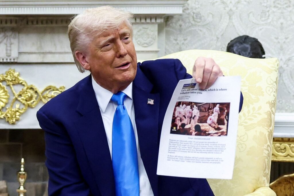 Foto de “genocídio“ exibida por Trump é do Congo, não da África do Sul