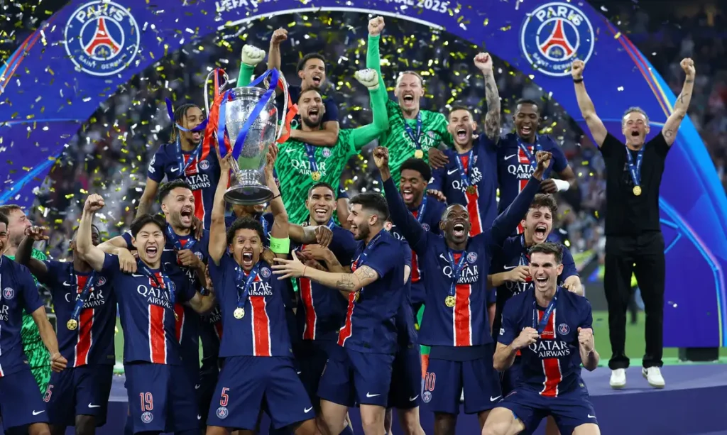 Volta por cima e título inédito: PSG é o novo dono do futebol europeu | ac24horas