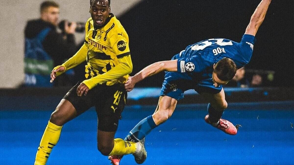 Gittens faz golaço, e Borussia Dortmund vence o Dínamo de Zagreb na Champions