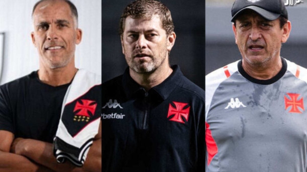 Com exceção de 2016, Vasco troca, em média, três técnicos por ano; veja a lista