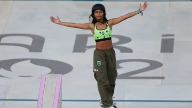 Rayssa Leal conquista medalha de bronze no skate street feminino em Paris