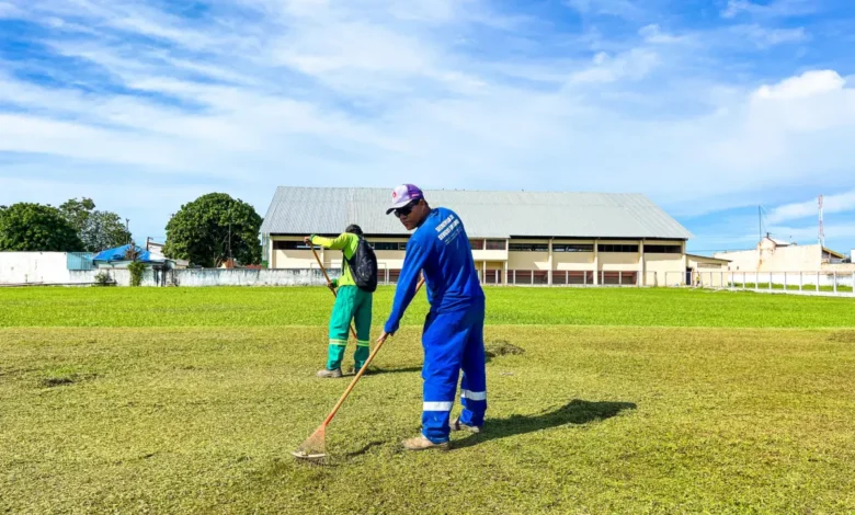 Brasileia prepara estádio para retornar a Taça Cidade de Futebol | ac24horas Brasileia prepara estádio para retornar a Taça Cidade de Futebol | ac24horas