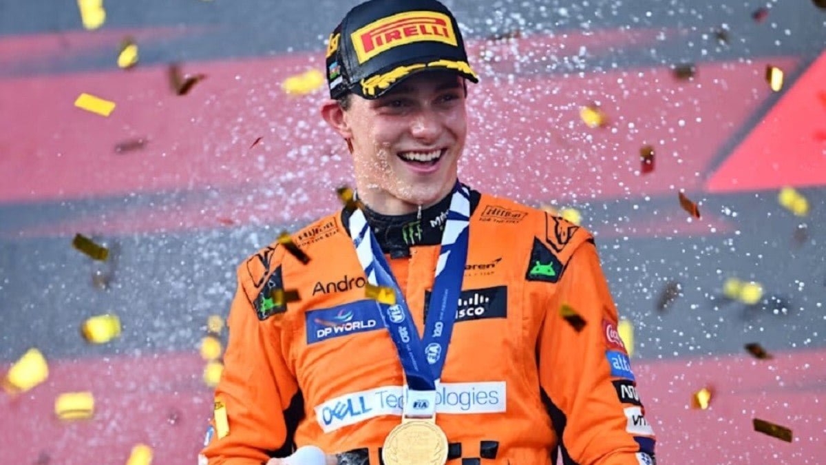 Piastri conquista GP do Azerbaijão, marcado por batida no fim