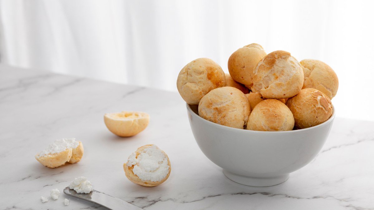 Receita de pão de queijo de tapioca para o café da manhã
