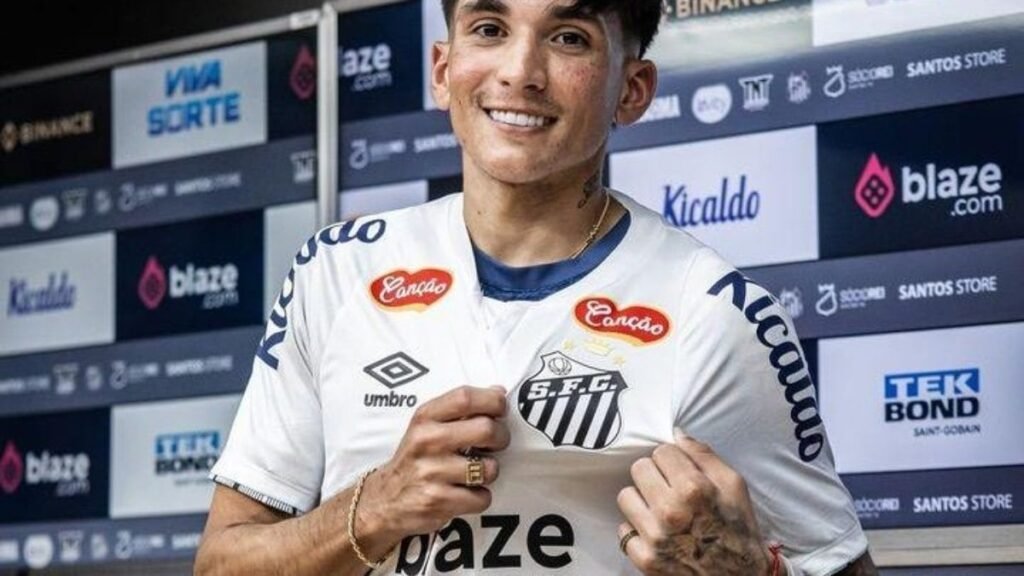 Laquintana abordou sobre desafio de jogar pelo Santos: ‘Vou dar o máximo’