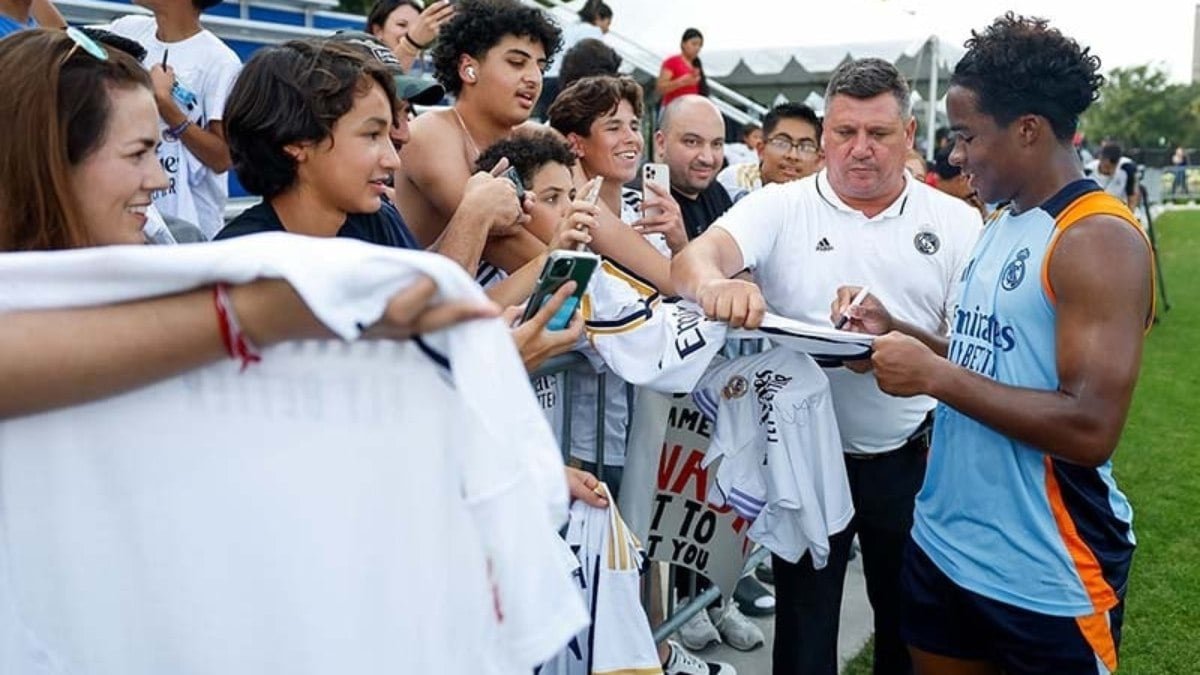 Com ausência de Mbappé, Vini Jr e Endrick são os astros do Real em Chicago