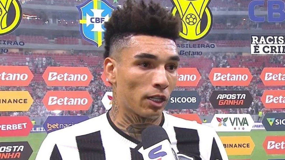 Igor Jesus lamenta o empate do Botafogo: “não conseguimos marcar”