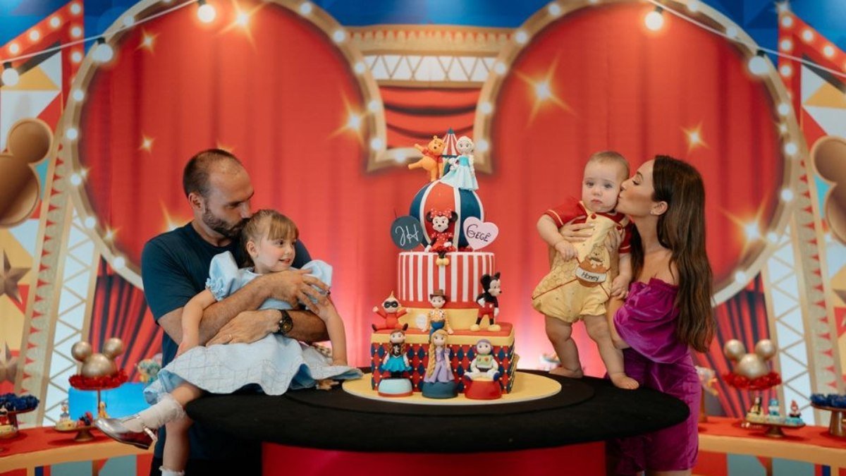Geórgia e Jair Henrique Bolsonaro ganham festa temática em Brasília