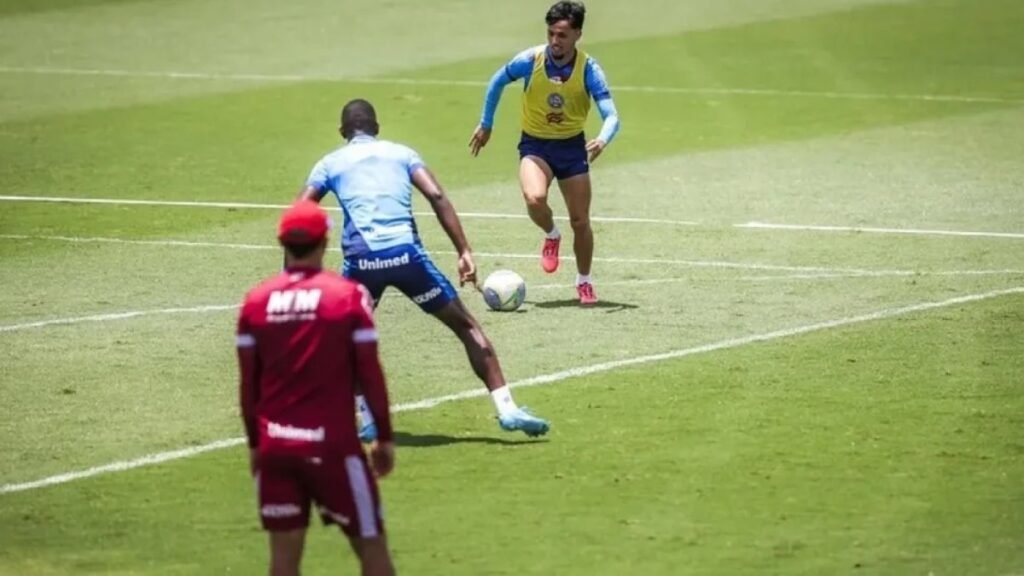 Em busca de recuperação no Brasileirão, Bahia tem longo período de treinamentos antes de enfrentar o Palmeiras