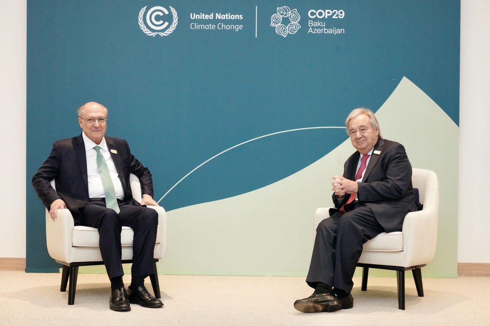 Geraldo Alckmin se reúne com António Guterres, secretário-geral da ONU, na COP29 Geraldo Alckmin se reúne com António Guterres, secretário-geral da ONU, na COP29