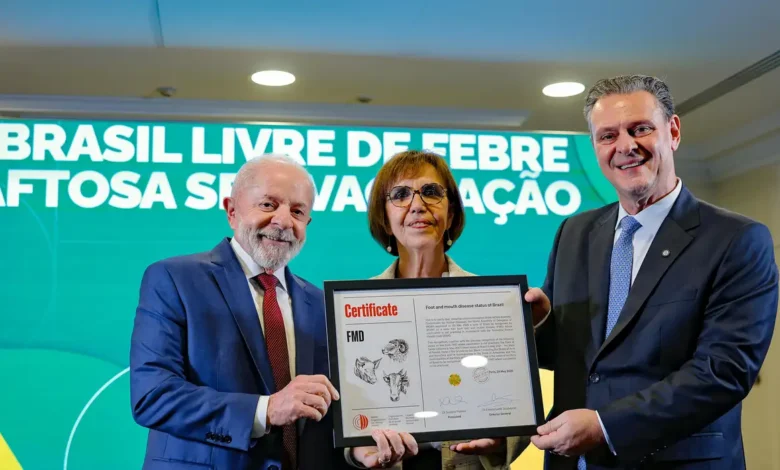 Lula recebe certificado de país livre da febre aftosa | ac24horas Lula recebe certificado de país livre da febre aftosa | ac24horas