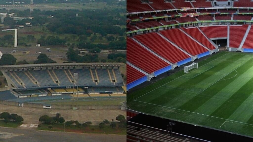 da construção a transformação em arena