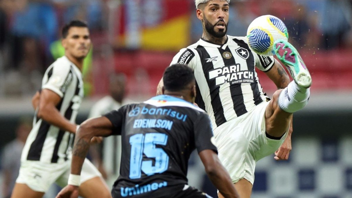 Botafogo tem atuação abaixo com reservas e empata com o Grêmio