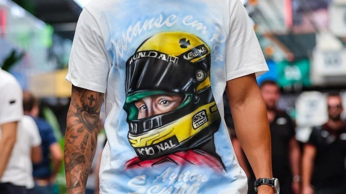 Lewis Hamilton curte publicação de ex-BBB e ‘chacoalha’ a internet