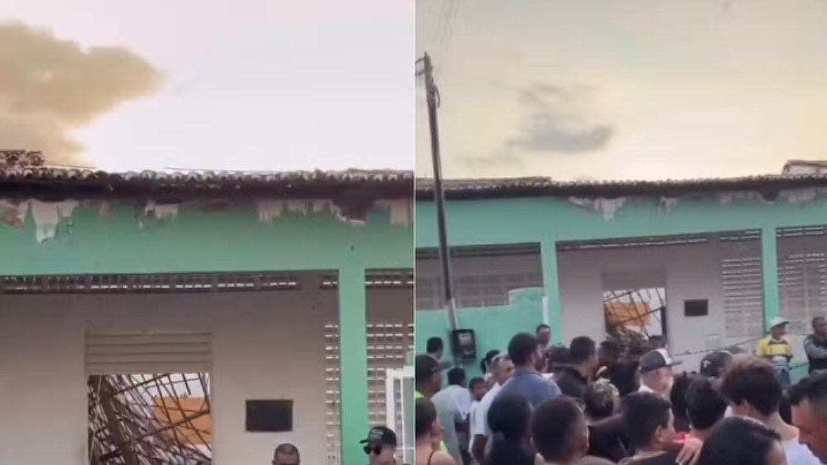 Teto de centro desaba durante ‘forró dos idosos’ no PI; uma pessoa morreu