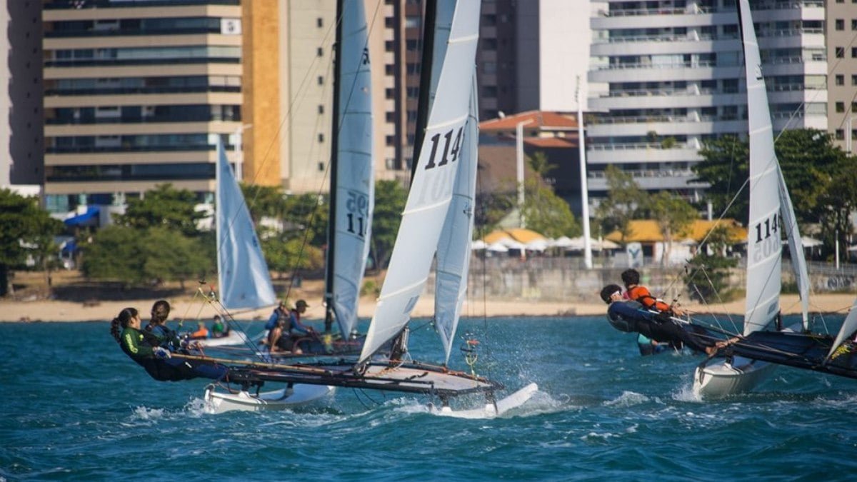 Regatas em Fortaleza abrem cronograma da Copa Brasil de Vela de Praia