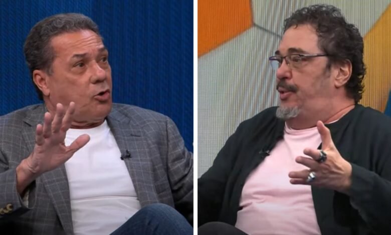 Treta! Casagrande e Luxemburgo discutem ao vivo; assista Treta! Casagrande e Luxemburgo discutem ao vivo; assista