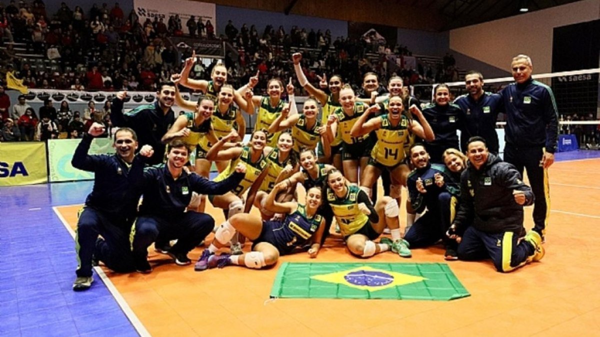 Brasil vira sobre a Argentina e é campeão sul americano sub-21 de vôlei