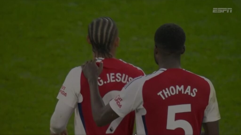 Haaland e Gabriel Jesus se estranham após provocação a Arteta