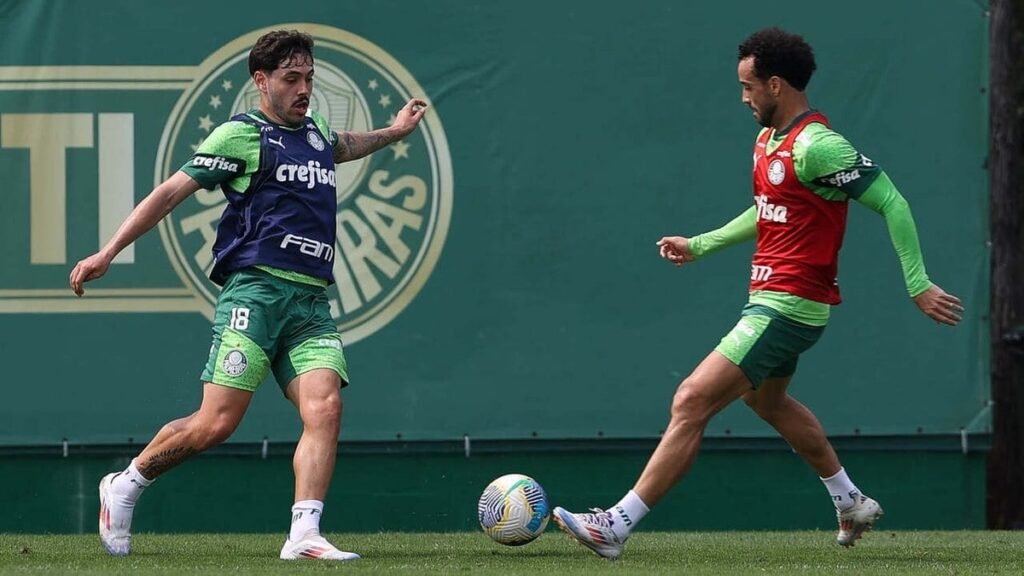 Flaco López é destaque em ‘amistoso interno’ do elenco do Palmeiras
