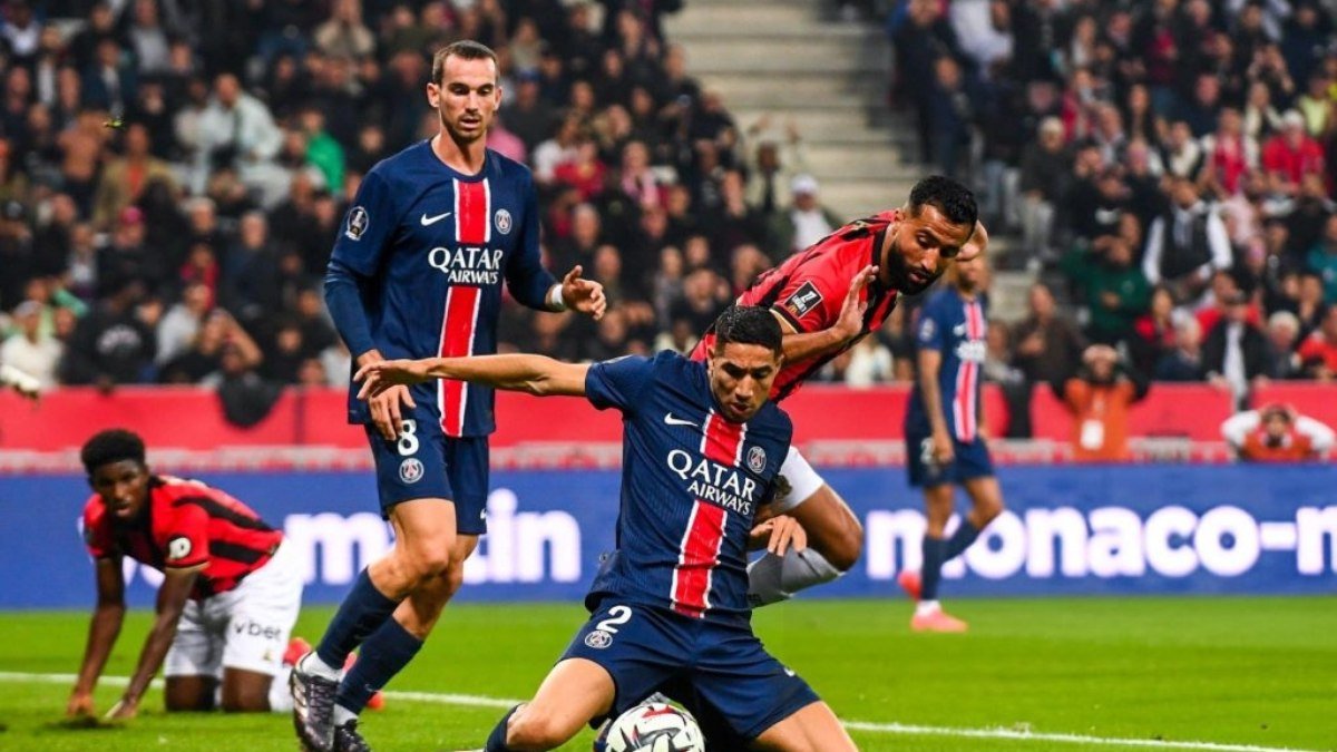 PSG empata com o Nice e perde chance de voltar à liderança