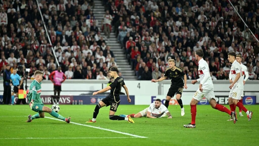 Terror dos austríacos, Brest massacra RB Salzburg na Champions; Stuttgart empata com Sparta Praga