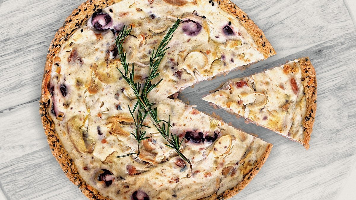 como fazer uma quiche vegana saborosa