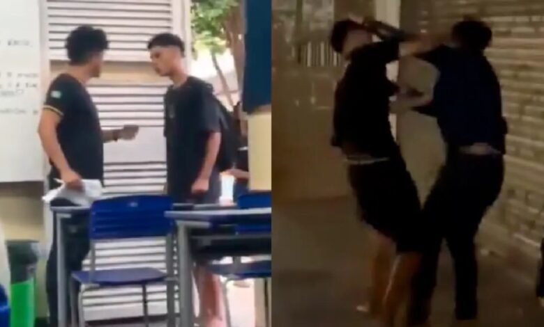 professor e aluno trocam socos após discussão em escola professor e aluno trocam socos após discussão em escola