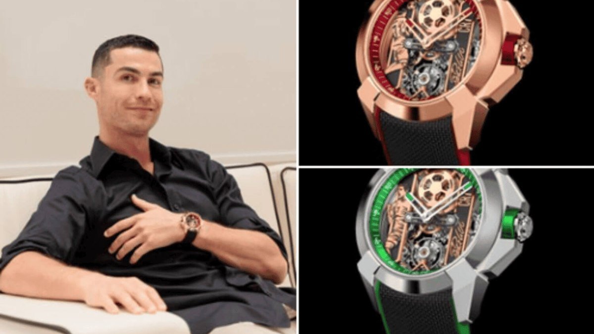 Cristiano Ronaldo lança sua própria coleção de relógios