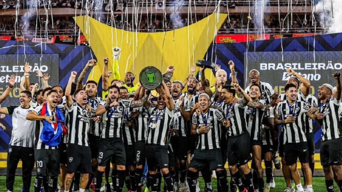 É campeão! Botafogo conquista o Campeonato Brasileiro após 29 anos