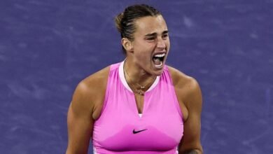 Sabalenka manda torcedor calar a boca durante Open de Roma