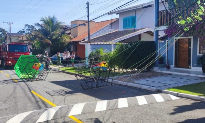 Defesa Civil monitora queda de balões no Vale do Paraíba Defesa Civil monitora queda de balões no Vale do Paraíba