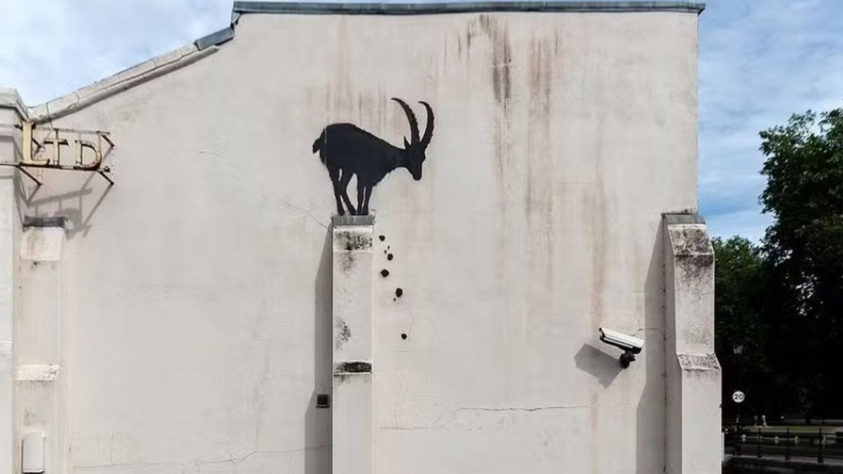 Banksy revela nova arte em prédio de Londres; veja teorias sobre a imagem