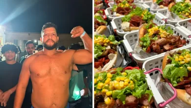 Em três minutos e 47 segundos, eletricista fatura R$ 4 mil ao devorar sanduíche de 1 kg em Rio Branco | ac24horas