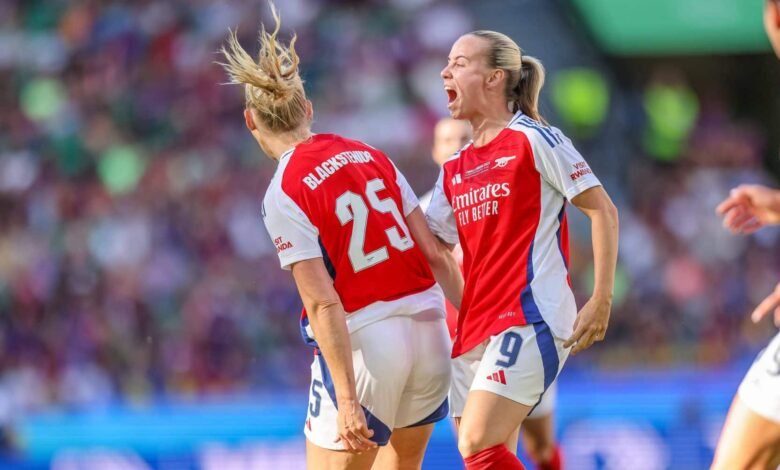 Arsenal faz história na Champions feminina com brilho defensivo e quebra hegemonia do Barça Arsenal faz história na Champions feminina com brilho defensivo e quebra hegemonia do Barça