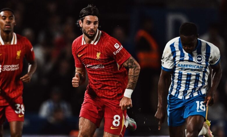 Brighton vira sobre Liverpool e mantém sonho europeu vivo