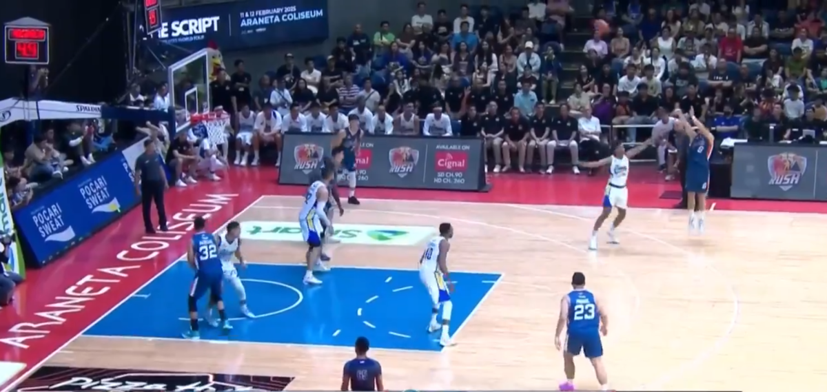 Veja a primeira cesta de 4 pontos no basquete em jogo oficial nas Filipinas