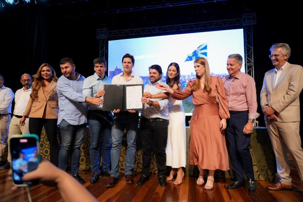 Daniel Vilela e Márcio Corrêa anunciam R$ 41,5 milhões em obras em Anápolis