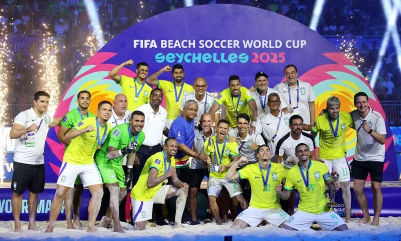 Brasil é heptacampeão mundial de beach soccer Brasil é heptacampeão mundial de beach soccer